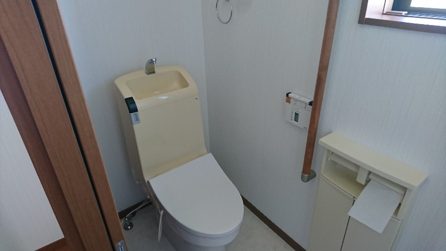 楢葉町戸建住宅のトイレ|清潔感のある2階トイレです
