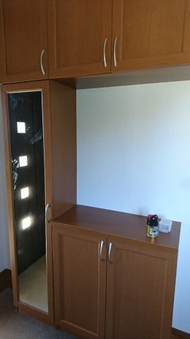 楢葉町戸建住宅の内装|たっぷり入る玄関収納