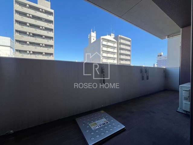 ユープテリア天王寺のバルコニー