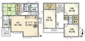 平針台１丁目戸建の間取り