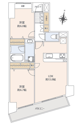 ベルヴィータ小岩　10階　リ　フォーム済