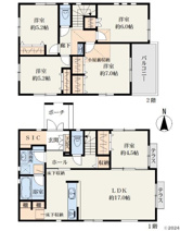 稲城市東長沼　新築戸建　全2棟の画像