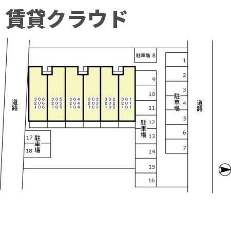 ビューコート学園台の区画図