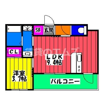 【間取り】 | リアンレガーロ雑餉隈駅Ⅱ | リアンレガーロ雑餉隈駅Ⅱの間取り