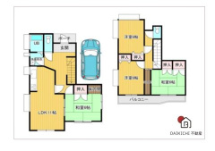 【間取り】 | 加須市北小浜　中古戸建