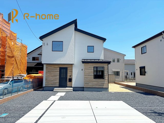 水戸市河和田1期　新築戸建て　3号棟の外観|ご予約を頂ければ、『平日』はもちろん『早朝』や『夜間』もご見学可能です♪お気軽にお申し付けください♪