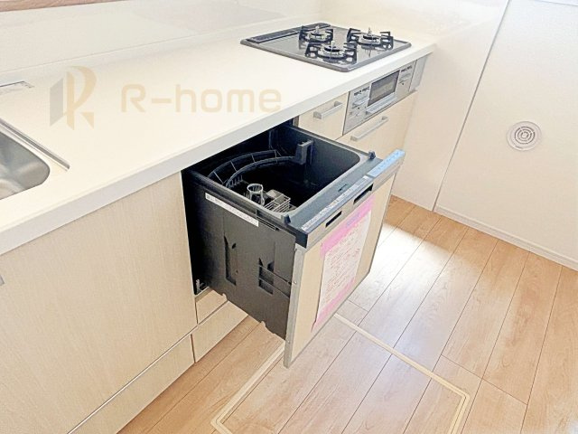 水戸市河和田1期　新築戸建て　4号棟の設備|ビルトイン食器洗い乾燥機付き！
とってもラクラク嬉しい時短アイテムです♪