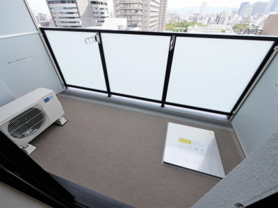 【バルコニー】 | コンフォリア・リヴ南森町Q | お洗濯にも便利なバルコニー付き