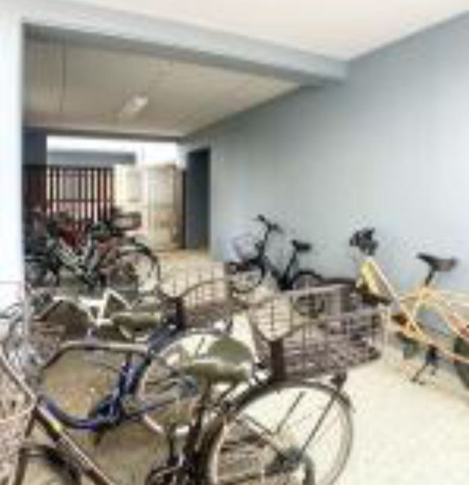 コスモ柏サニーフィールズの駐輪場