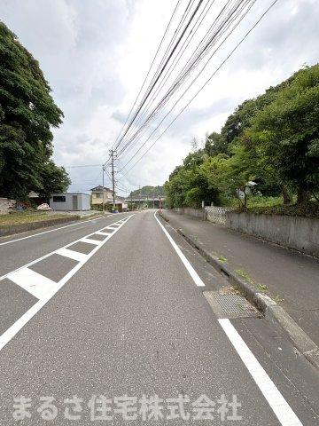大字恒久　事業用地の前面道路含む現地写真