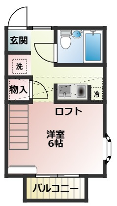 【間取り】 | ブルーコスモ西坂田