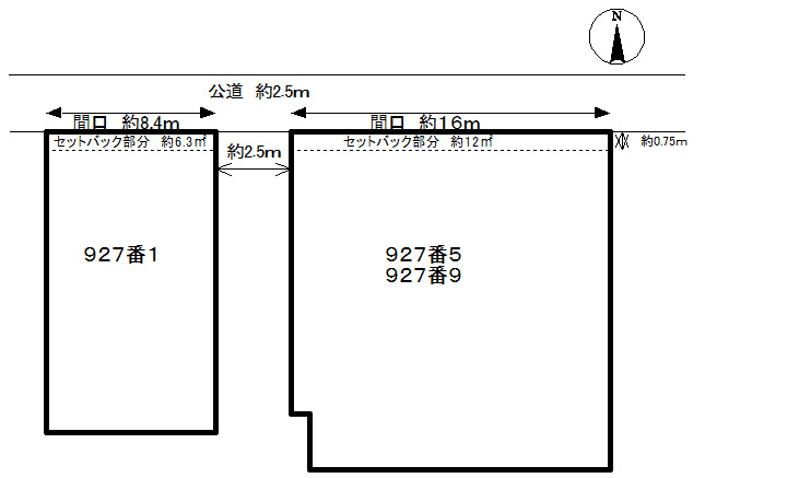 揖斐川町中古の区画図