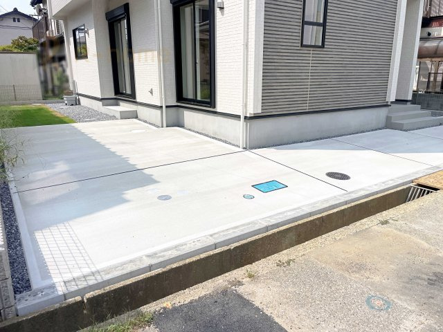 牛久市南7丁目16期　新築戸建て　1号棟の駐車場|カースペースは2台お停めいただけます♪