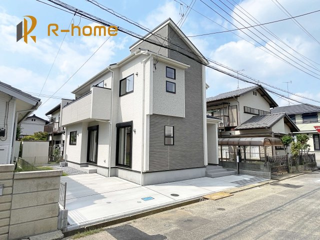 牛久市南7丁目16期　新築戸建て　1号棟の外観|ご予約を頂ければ、『平日』はもちろん『早朝』や『夜間』もご見学可能です♪お気軽にお申し付けください♪