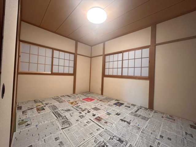 八街市大谷流の和室|張替え途中