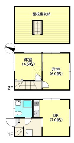 【 売主 】横浜市保土ケ谷区岩井町　戸建の間取り