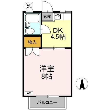 プレジール南昭和の間取り
