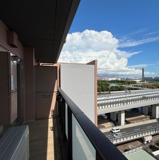 パークアクシス品川天王洲アイルのバルコニー