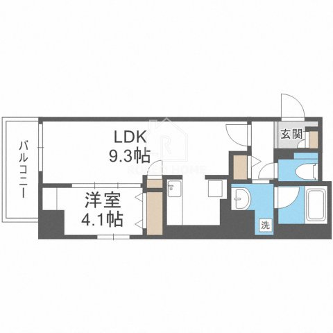 ラフィット松屋町の間取り