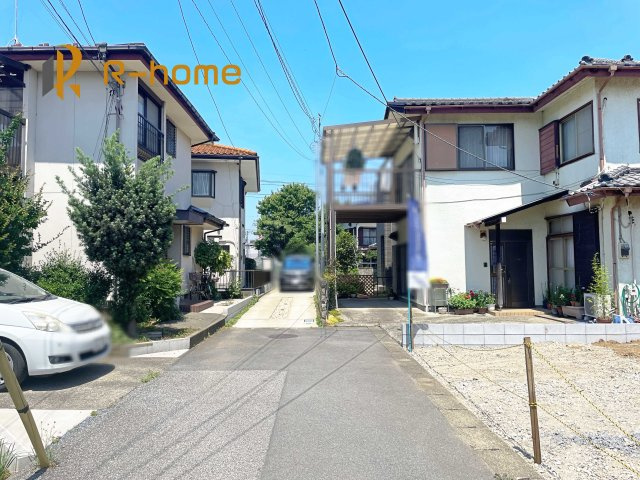 我孫子市我孫子4期　新築戸建て　1号棟の前面道路含む現地写真|『今から見たい！』大歓迎です♪
お気軽にＲ－ｈomeまでお問い合わせください。