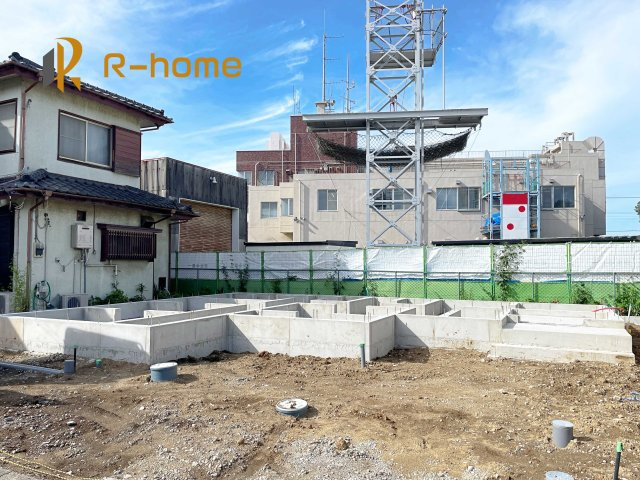 我孫子市我孫子4期　新築戸建て　1号棟の外観|2025年10月完成予定！近隣の同仕様完成物件をご見学いただけます♪