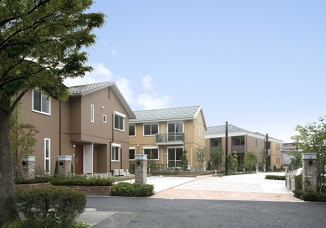 江戸川区平井７丁目のアパートの外観パース