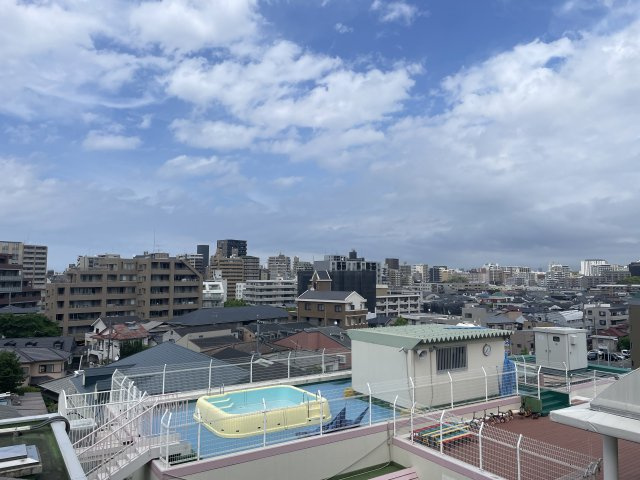 ロイヤルマンション別府6の展望|北側バルコニーからの眺望です。