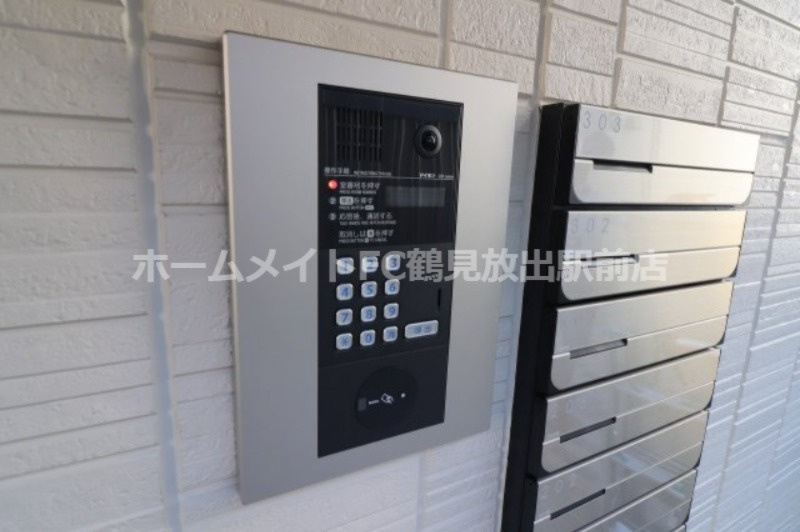 大阪市城東区諏訪３丁目のアパートのセキュリティ