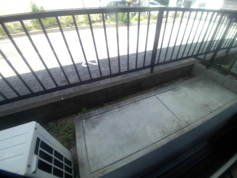 ハイツ子午線のバルコニー