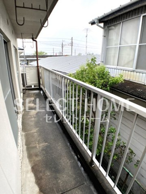 【バルコニー】 | 穂高ハイツ | お洗濯にも便利なバルコニー付き