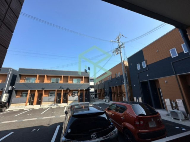 姫路市飾磨区玉地のハイツの展望