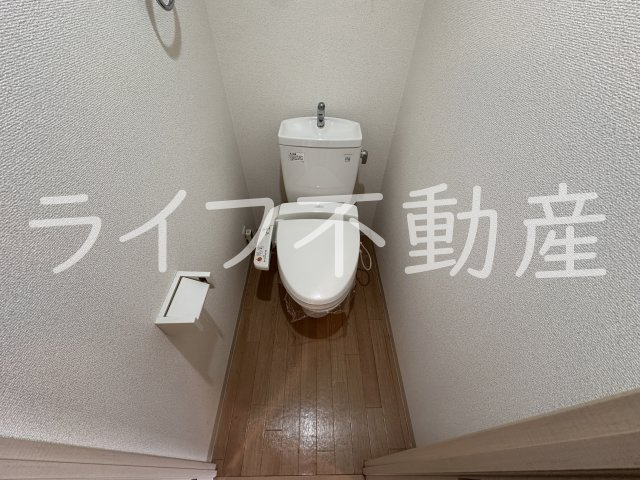 八戸ノ里HIROビルのトイレ