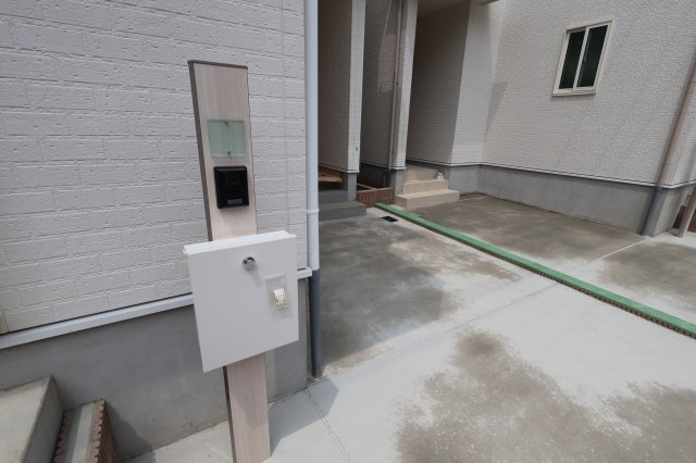 《仲介手数料無料》西区プラザ71-2(1号棟)新築一戸建てハートフルタウンのセキュリティ|撮影日 2025年8月22日 11:50 晴れ