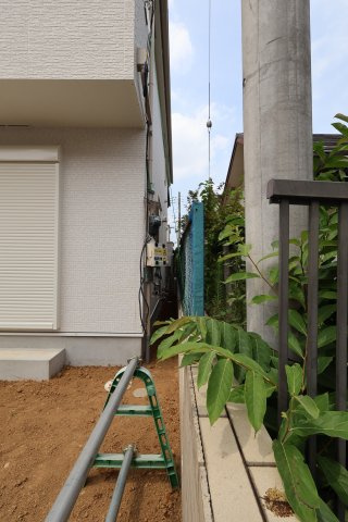 《仲介手数料無料》西区プラザ71-2新築一戸建てハートフルタウンの外観|撮影日 2025年8月22日 11:50 晴れ