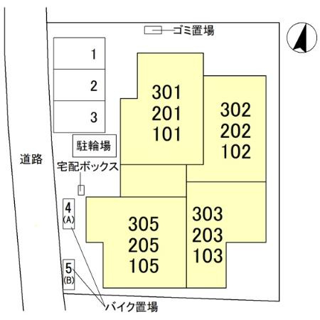 イルソラーレ須磨の区画図