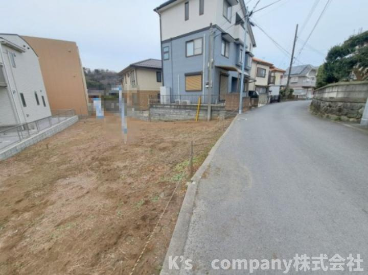 ◎茅ヶ崎市甘沼　建築条件なし　売地の前面道路含む現地写真|前面道路の様子です◇