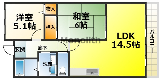 ウィズ・ユー八木の間取り