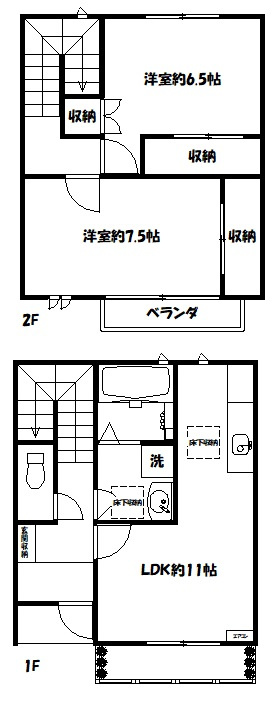 マルツォ栗木台の間取り
