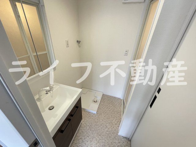 ハイムデダチの洗面所|使いやすい洗面所です