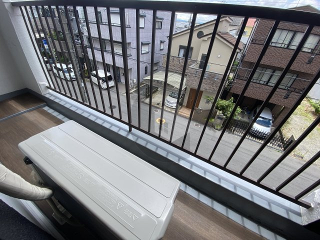 SKコーポ長瀬のバルコニー