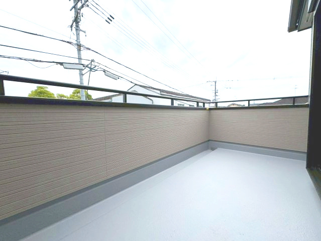 リーブルガーデン三田町第7期1号棟のバルコニー