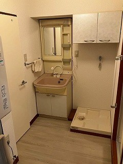 方南町ハイツの洗面所