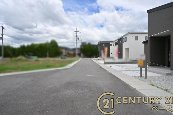 リーブルガーデン大豆越 ４号棟 ／新築一戸建の前面道路含む現地写真|■現地撮影写真■落ち着いた雰囲気の閑静な住宅地内です！