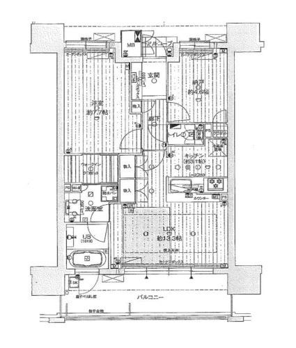 アリストふじと台ヒルズレジデンスの間取り