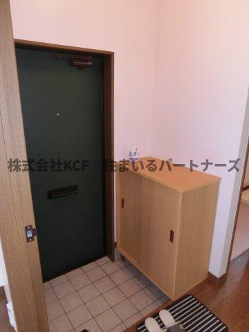 コーポ杏A棟の玄関|きれいな玄関です