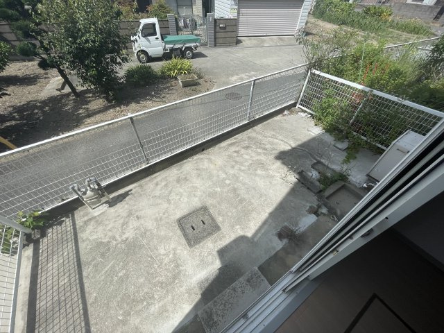 ハイツ深喜のバルコニー