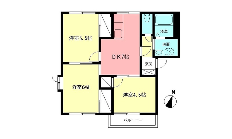 メゾン下溝の間取り