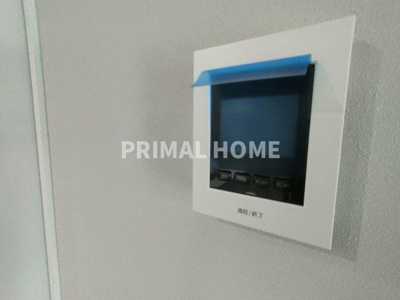 【セキュリティ】 | 三ッ沢南町戸建て | 来訪者を確認できる、モニター付きインターフォンです。