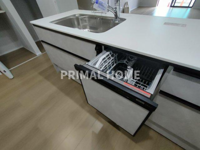 【キッチン】 | 三ッ沢南町戸建て | お皿洗いからの解放、食洗機付きです。