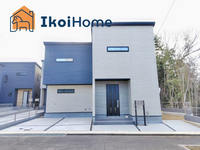 神戸市西区伊川谷町有瀬　第1　1号棟　新築戸建　の外観|2台駐車可能です。大蔵谷icまで車で5分と便利です！公園も目の前にあり、子育て中の方にも嬉しい！